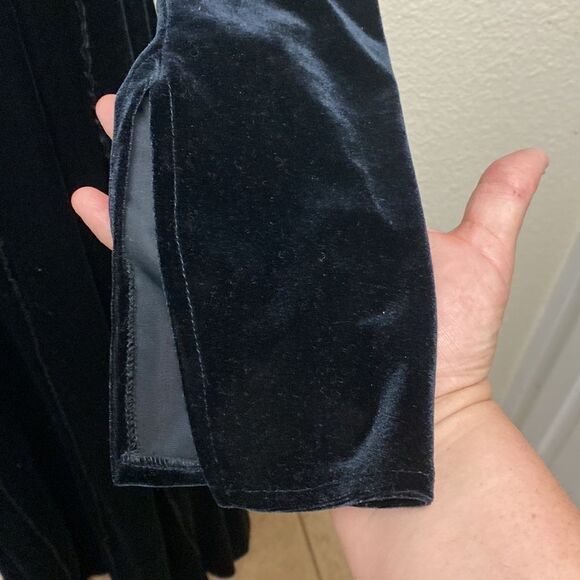 Cykxtees Velvet Maxi Dress Medium - Picture 5 of 6